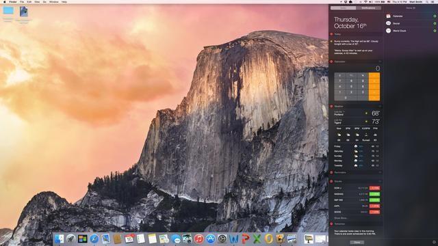 OS X 10.10 Yosemite的新特性与iOS联系更紧密