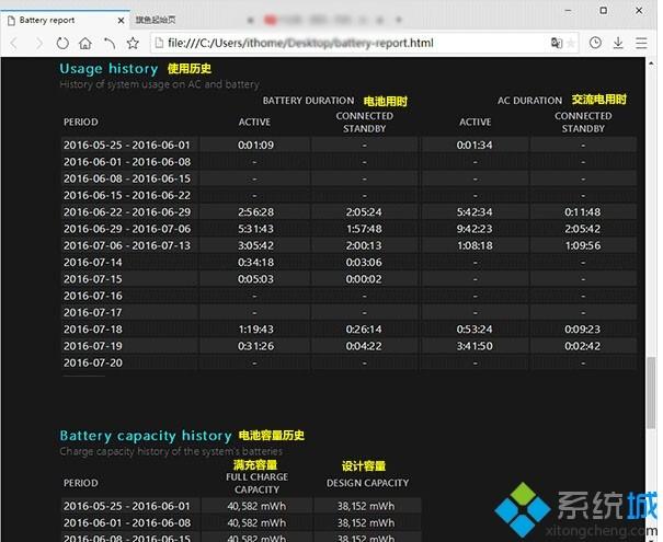 Windows10系统电脑电池续航能力怎样查看
