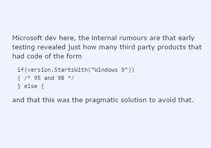 微软不使用Windows9反而使用Windows10命名下一代Windows操作系统的真相
