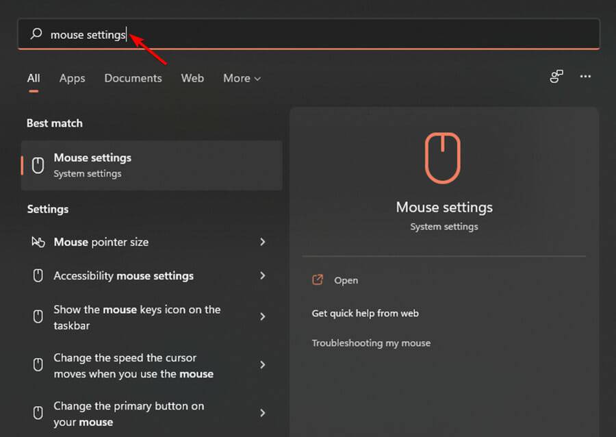如何在Windows 11中将光标更改为暗模式