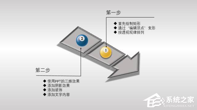 怎么在PPT文档中制作出箭头图案？
